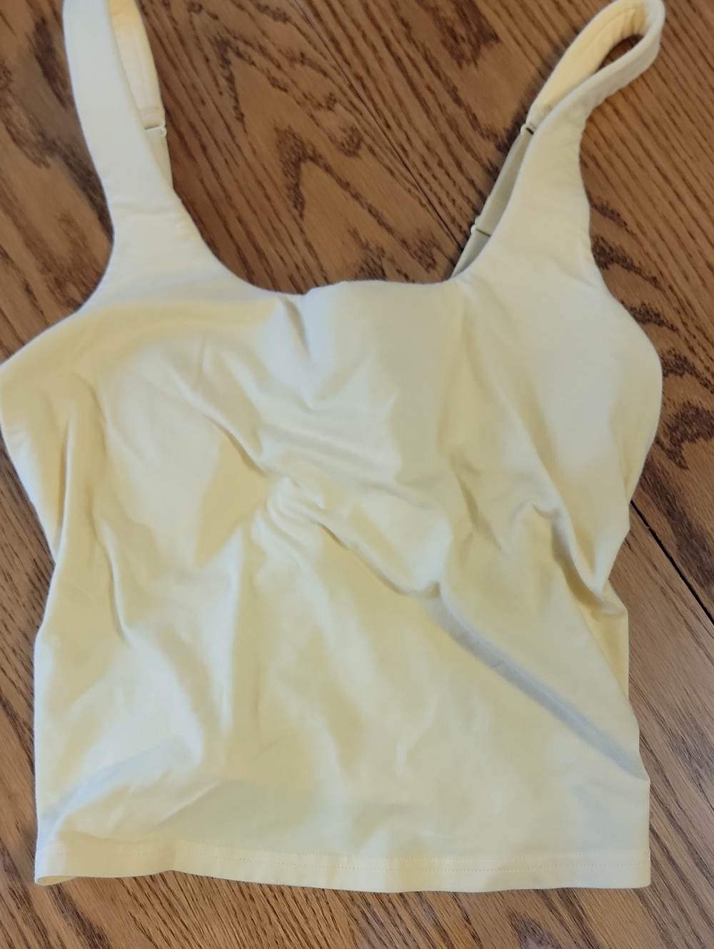 sahalie Cream Women's Support Camisole with Adjustable Straps